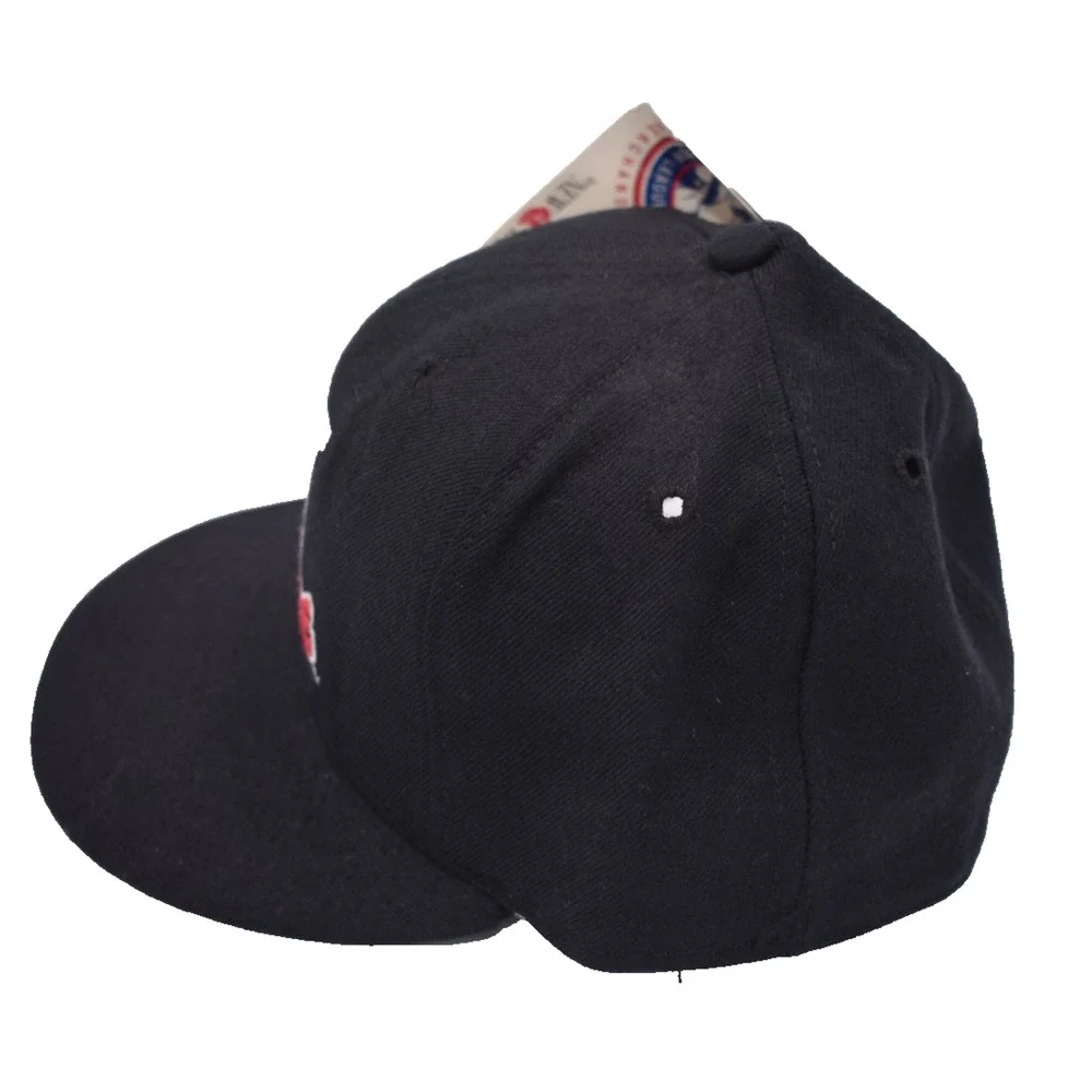 Vtg NWT New Era Minor League Baseball HICKORY CRAWDADS Black Wool Hat Cap 6 5/8